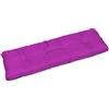 SuperKissen24. Cuscino Lungo per Panchina da Giardino 120x38 cm Resistente e Comodo per Panca da Esterno ed Interno - Fucsia