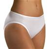 HERMKO 1031 Slip a Vita Media da Donna 100% Cotone, Mutande con Elastico, Franco Fabbrica - Confezione da 5 Pezzi, Farbe:Bianco, Größe Damen:48/50 (L)