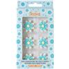 Decora 0500522 Confezione da 6 Margherite Bicolor Celeste In Zucchero