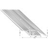 Kügele kuegele inclinato profilo 1000 Sand anodizzato, 1 pezzi, sts44 SD 100