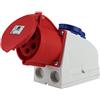 PCE 47411L - Presa Schuko CEE per montaggio a parete,con coperchio