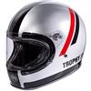 PREMIER CASCO TROPHY DO CHROMED,GRIGIO/NERO/ROSSO,XL