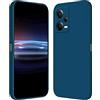 RankOne Custodia per POCO X5 5G / Redmi Note 12 5G (6.67 Inches) Cover Morbida in Silicone TPU - Blu zaffiro
