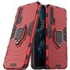 MaiJin LuluMain Compatibile con Honor 20 PRO Cover, Custodia Armor Anello Cavalletto (Funziona con Il Supporto Magnetico per Auto) Case Paraurti per Huawei Honor 20 PRO (Rosso)
