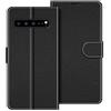 COODIO Custodia per Samsung Galaxy S10 5G, Custodia in Pelle Samsung Galaxy S10 5G, Cover a Libro Samsung Galaxy S10 5G Magnetica Portafoglio per Samsung Galaxy S10 5G Cover, Nero