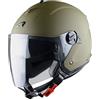 Astone Helmets - MINIJET S monocolor- Casque jet - Casque jet usage urbain - Casque compact - Coque en polycarbonate - Army XL
