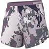 Nike DX1021-536 W NK Trail RPL MR 3 BR Short Pantaloncini Donna Violet Dust/Violet Dust/Purple Ink Taglia L