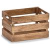 Zeller 15165 - Scatola portaoggetti vintage, in legno naturale, circa 31 x 21 x 19 cm
