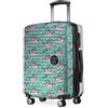 HAUPTSTADTKOFFER Mitte - Bagaglio a Mano, 2.9 Kg Un Gioco da Ragazzi, TSA, Valigia Rigida, Trolley con 4 Ruote, Bagaglio a Mano 55 cm, 42 L, Motivo Valigia, Unicorn Bianco