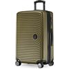 Hauptstadtkoffer Mitte - Valigia Media a Guscio Rigido, TSA, 4 Ruote, Bagaglio da Stiva con Espansione di Volume di 8 cm, 68 cm, 88 L, Avocado