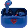 4Side Cuffie Bluetooth Auricolari True Wireless In-Ear con Custodia di Ricarica fantasia Superman colore Blu - DC0880