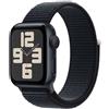 Apple Watch Se Gps 44mm Alluminio Mezzanotte - Cinturino Sport Loop Mezzanotte - Apple - APP.MREA3QL/A