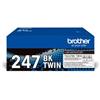 Brother Tn247bk twin - confezione da 2 - alta resa - nero - originale tn247bktwin