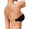 Selene, Reggiseno Donna a Fascia Trasparente, con Coppe Pre-Formate e Ferretto, Spalline Inseribili Trasparenti, Collezione Magdalena, Colore Terra, Taglia 3C