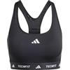 adidas Powerreact Training Medum Support Techfit Bra - Reggiseno da Allenamento a Sostegno Medio da Donna, Bright Red,