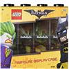 LEGO Espositore per 8 Minifigures Lego Batman, Contenitore Impilabile da Parete o Scrivania, Rosso