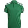 adidas Uomo Polo Shirt (Short Sleeve) Sq21 Polo, Team Green/White, GP6430, LT3