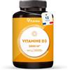 Vitavea Vitamina d 2000 UI - 365 Compresse - Alto dosaggio (50 mcg) di D3 - Integratore Difese Immunitarie - Facili da deglutire - Per Ossa, Denti e Muscoli - Trattamento 1 anno - Vitavea