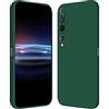 RankOne Custodia per Xiaomi MI 10 5G (6.67 Inches) Cover Morbida in Silicone TPU - Verde scuro