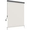 SONGMICS Tenda da Sole Verticale per Balcone, Terrazza, 1.4 x 2.5 m, L x L, Cassonetto Grigio, Tenda da Sole Verticale per Esterni, Tenda da Sole per Protezione dal Vento, Privacy, Beige GSA145BE