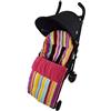 For Your Little One Coprigambe universale in pile Buggy passeggino caramelle rosa