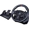 NVYAZJ Volante e pedali, volante con levette del cambio Angoli di rotazione di 270° e 900° Doppia modalità con commutazione con un clic Motore a doppia vibrazione per Ps4, Ps3, Pc, X360, Switch