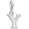 Thomas Sabo Pendente con Lettera Donna A-Z Ciondolo Club Silver 925 Argento Sterling