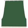 IlGruppone Tenda da Sole Tessuto Resistente per Balcone con Anelli Lavabile a Caduta - Verde - 280x295 cm
