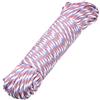 DonDon Corda Paracord in Nylon Lunga 30 Metri per bricolage e attività all'Aria Aperta Spessore 4 mm 7 Fili Blu Scuro