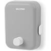 KIAYOO Corda Per Stendere Retrattile Da Interno Ed Esterno, Linea Per Lavare Montata a Parete Per Appartamento, Hotel, Dormitorio, Balcone, Lavanderia, Bagno, Asciugatura Piumoni, Vestiti, Grigio