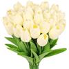 N&T NIETING Tulipani artificiali, 12 pezzi di fiori artificiali in lattice PU, realistici al tatto, tulipani finti, composizioni per bouquet di nozze, feste, compleanni, casa, ufficio, ecc