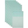 DII Rivestimento per frigorifero, collezione non adesivo, tagliato su misura, 30,5 x 61 cm, colore verde acqua, 6 pezzi