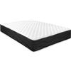 Homey Portanza Materasso viscoelastico Reversibile Sleep PRO (Lato Inverno-Estate) Rigidità-Durezza Medio-Alta, Spessore 25 cm, Memory Foam, Nero/Bianco, 140 x 200