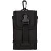 Huntvp Porta Cellulare Borsetta Militare Uomo Molle Outdoor Sportiva per Campeggio Escursionismo Ciclismo Viaggio Trekking Porta Smartphone Torcia Elettrica Chiave Denaro, Nero