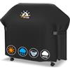 Zettum Copertura Barbecue da 147 cm, 7130 Copri in PU per BBQ Weber Genesis II Series， 600D Impermeabile Telo Esterno per Weber Genesis E-330, E-310, S-310, S-330, S-335, S-340 (147 x 63 x 113 cm)