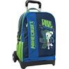 Franco Cosimo Panini Minecraft Zaino Organizzato Trolley Staccabile New Character