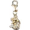 Depesche 11785-052 Charms Express Yourself-Ciondolo per collane e bracciali, Acquario, Placcato Oro, Come Piccolo Regalo, Multicolore