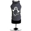 Trilly Tutti Brilli Crassogris.XS Crasso Felpa con Applicazione in Vinile, XS, Grigio Scuro