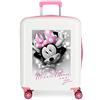 Disney Minnie Style Trolley cabina Multicolore 37x55x20 cms Rigida ABS Chiusura a combinazione numerica 38.4L 2,9Kgs 4 doppie ruote Bagaglio a mano
