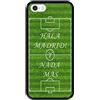 Hapdey Custodia per [ iPhone 5 5S SE ] Disegni [ Madrid, Tifosi di Calcio e Niente di più ] Cover Guscio in Silicone Flessibile Nero TPU