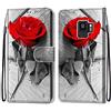 Mo-Somnus Cover per Samsung Galaxy S9, Custodia in PU Pelle Magnetica Libro Flip Caso Antiurto Portafoglio [Supporto Stand] con Porta Carte e Cinturino da Polso Wallet Protettiva Case (Rosa)