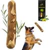 Anlolive | Gioco da Masticare Naturale Taglia XL 27-30 cm | Cani di Taglia Grande | Legno d'Ulivo | Giocattolo Sano, Sicuro e Resistente | Allevia l'Ansia, Protegge i Denti e Riduce lo Stress