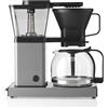 Trebs 24110 - Macchina da caffè con sistema di infusione diretta, 10 tazze a 1 l di capacità, spegnimento automatico, antigoccia, design in alluminio, colore: Alluminio/Nero