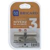 Bricard 15681 Cilindro Astral 2,9 in ottone nichelato 10 pistoni/2 voci 40 + 40