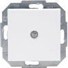Kopp Athenis 587693088 Interruttore universale (Off/Toggle Switch), Illuminato, IP20, Bianco Artico, Finitura Opaca