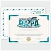 GHIBLI Certificato "Super Papà" - Edizione Dinamica Eroe di Ogni Giorno - Attestato Personalizzato - Idea Regalo per Festa del Papà o Compleanno - Diploma con Busta Abbinata - Made in Italy