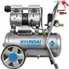 Hyundai 65700A - Compressore Super Silenziato 24 L - Motore Oil Free