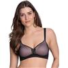 Anita Eve Reggiseno Senza Ferretto, Opaco, Schwarz, 4B Donna