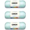 Caron Simply Soft - Gomitolo di filato morbido verde - 3 confezioni da 170 g - Acrilico - 4 Medium (pettinato) - 300 metri - per maglia/uncinetto