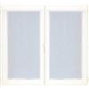 Atout Ciel Coppia di tende con passapasta pronte da appendere, 2 x 60 x 120 cm, colore: Bianco